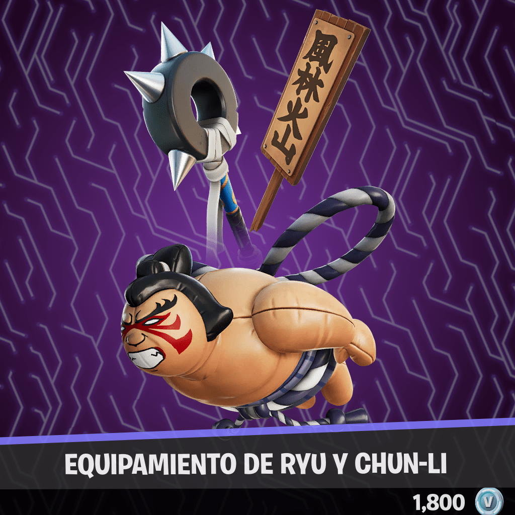 EQUIPAMIENTO DE RYU Y CHUN-LI
